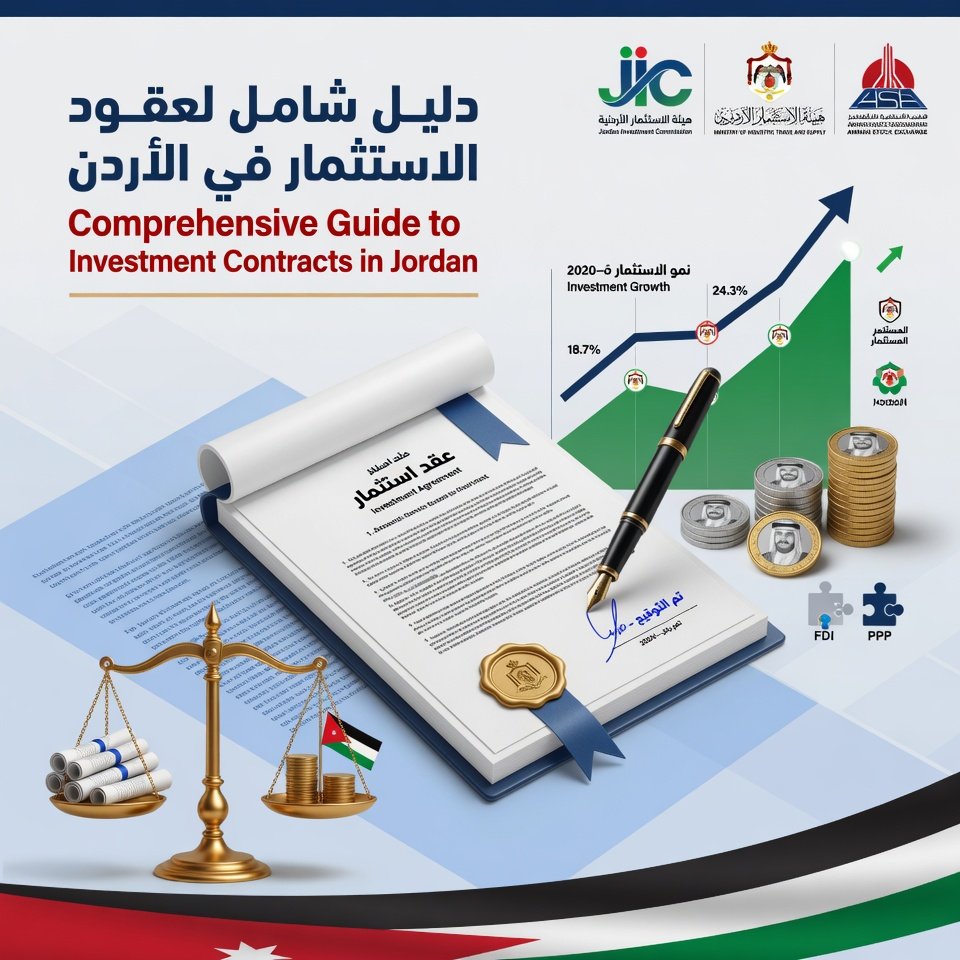 ⚖️ عقود الاستثمار في الأردن