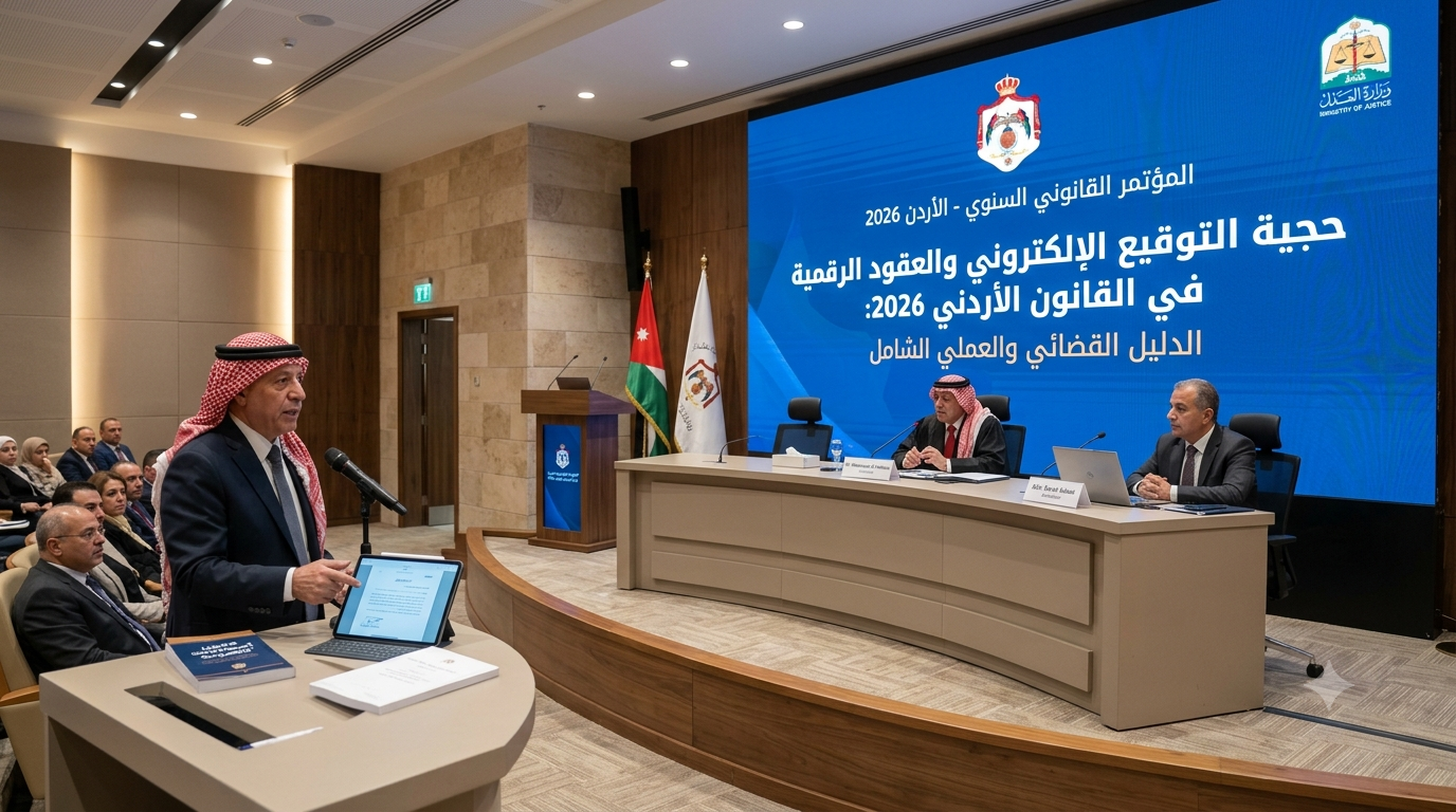 حجية التوقيع الإلكتروني والعقود الرقمية في القانون الأردني 2026: الدليل القضائي والعملي الشامل