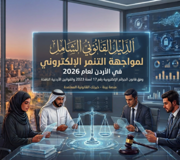 التنمر الإلكتروني في القانون الأردني 2023: العقوبات وإجراءات الحماية القانونية لعام 2026