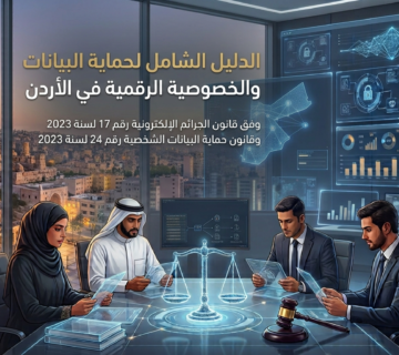 الخصوصية الرقمية وحماية البيانات الشخصية في الأردن وفق قانون 2023: الدليل الشامل لعام 2026