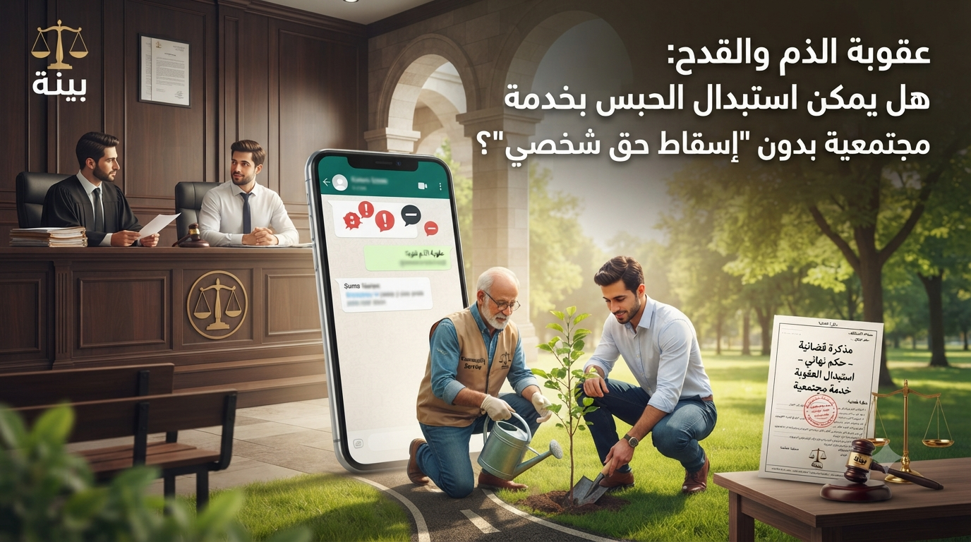 Courtroom scene with two lawyers and a large smartphone showing messages, while a man and an older volunteer plant a tree outdoors, symbolizing accessible justice 