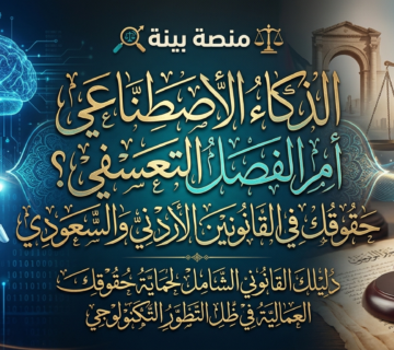 الفصل التعسفي بسبب الذكاء الاصطناعي: حقوقك في القانونين الأردني والسعودي